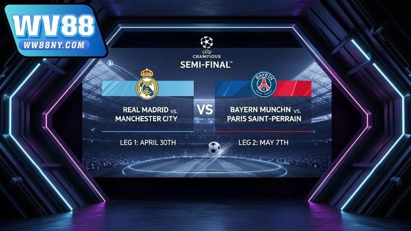 Lịch thi đấu bán kết C1 – Những trận cầu đỉnh cao chờ đợi 2 Lịch thi đấu bán kết C1 mới nhất