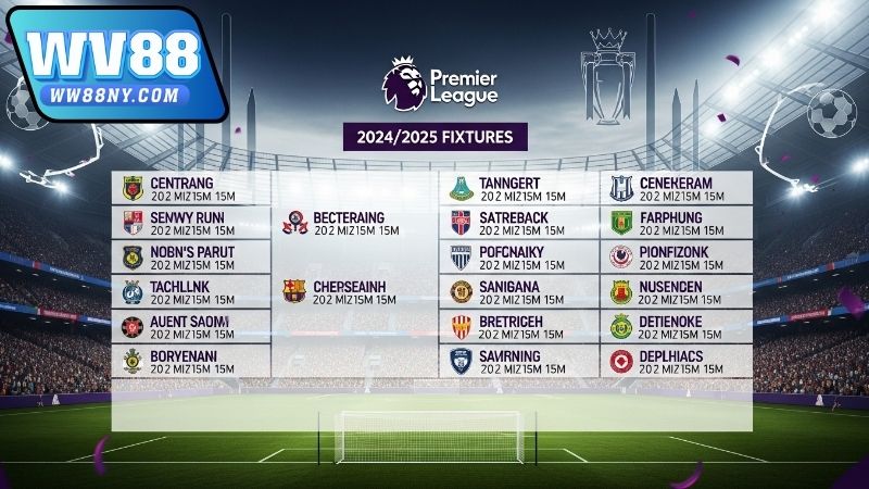 Lịch thi đấu bóng đá Ngoại hạng Anh – Cập nhật mới nhất 2 Lịch thi đấu bóng đá Ngoại hạng Anh hôm nay