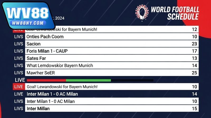 Lịch thi đấu bóng đá thế giới hôm nay – Cập nhật nhanh chóng 3 Những trận đấu tâm điểm trong ngày hôm nay