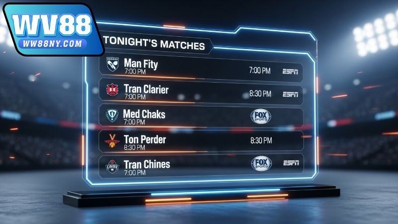 Lịch thi đấu bóng đá tối đêm nay – Những trận cầu đáng chú ý 2 Lịch thi đấu bóng đá tối đêm nay mới nhất