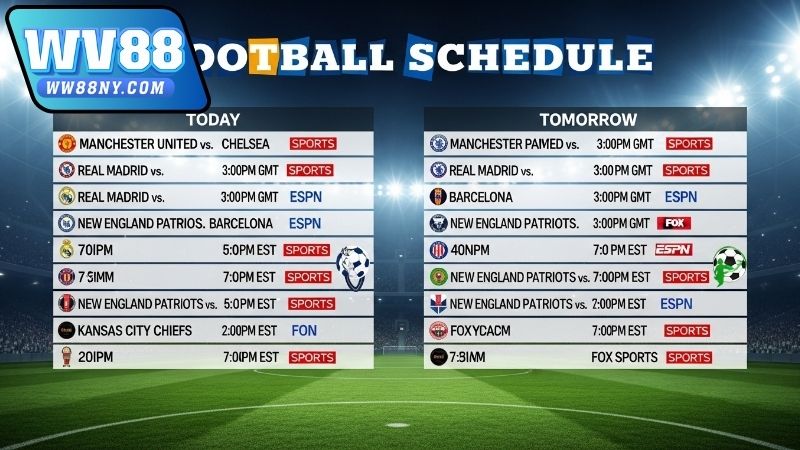 Lịch trực tiếp bóng đá hôm nay và ngày mai – Cập nhật chuẩn 4 Cách theo dõi lịch trực tiếp bóng đá hôm nay và ngày mai chính xác