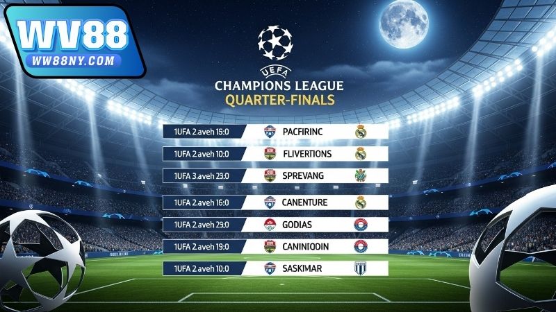 Lịch tứ kết C1 – Cập nhật nóng Champions League 2025 3 lich-tu-ket-c1