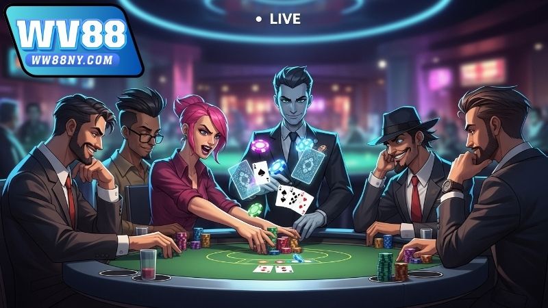 Live game bài Poker – Đỉnh cao trí tuệ và chiến thuật 3 Ưu điểm khi trải nghiệm Poker trực tuyến live