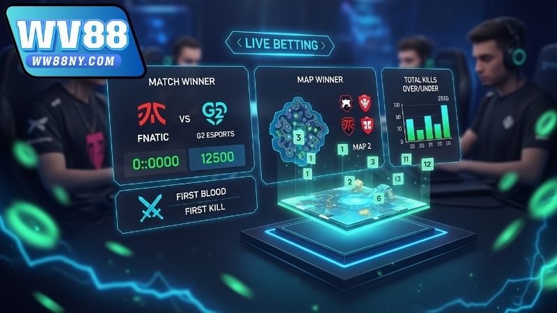 Cách chọn kèo từ tổng hợp kèo cược Esports phổ biến WW88